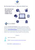 Hire Blockchain Developer to Collab with a Reliable Team PowerPoint PPT Presentation