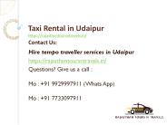 Taxi Rental in Udaipur