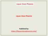 Liquor Store Phoenix
