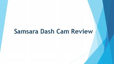 Samsara dash cam review