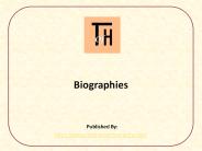 Biographies