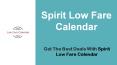 Spirit Low Fare Calendar (1)