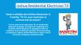 Joshua Residential Electrician TX PowerPoint PPT Presentation