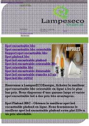 Spot encastrable bbc