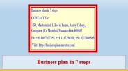 Business plan in 7 steps