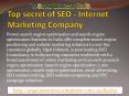 Top secret of SEO - Internet Marketing Company PowerPoint PPT Presentation