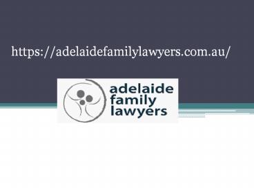 Best Family Law Firm Adelaide