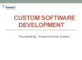 Custom Software Development PowerPoint PPT Presentation