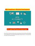 ADA Compliance Website Development PowerPoint PPT Presentation