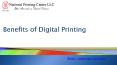 Benefits of Digital Printing PowerPoint PPT Presentation