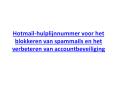 Hotmail-hulplijnnummer voor het blokkeren van spammails en het verbeteren van accountbeveiliging PowerPoint PPT Presentation