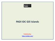 PADI IDC Gili Islands