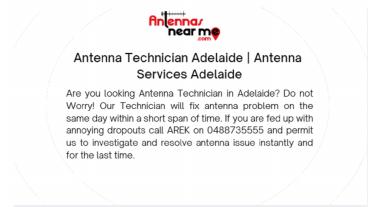 Antenna Technician Adelaide | Antenna Services Adelaide
