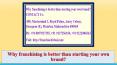 Why franchising is better than starting your own brand? PowerPoint PPT Presentation