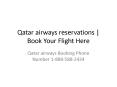 Qatar airways reservations | Book Your Flight Here