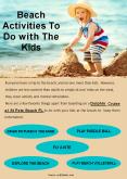 Beach Activities To Do with the Kids PowerPoint PPT Presentation