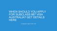 When Should You Apply For Subclass 887 Visa Australia? Get Details Here PowerPoint PPT Presentation