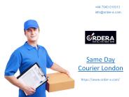 Same Day Courier London