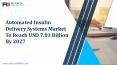 Automated Insulin Delivery Systems Market Industry Trends, Share, Development Policies and Future Growth 2027
