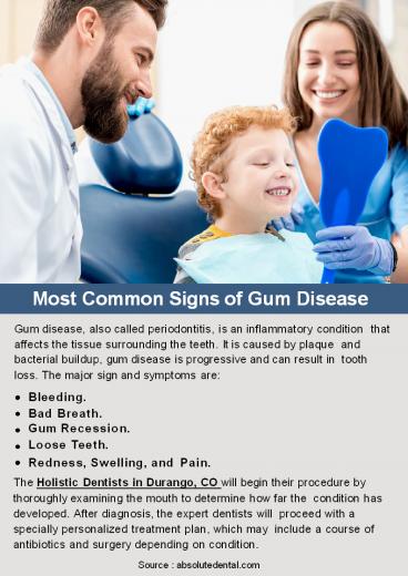 Most Common Signs of Gum Disease
