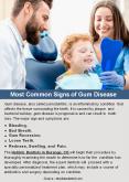 Most Common Signs of Gum Disease PowerPoint PPT Presentation