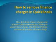 How Do I Enter a Finance Charge in QuickBooks