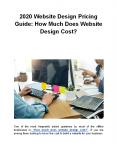 2020 Website Design Pricing Guide: How Much Does Website Design Cost? PowerPoint PPT Presentation
