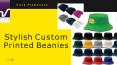 Custom Printed Beanies | Ideal For Outdoor Events PowerPoint PPT Presentation