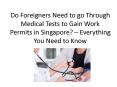 Do Foreigners Need to go Through Medical Tests to Gain Work Permits in Singapore Everything You Need to Know PowerPoint PPT Presentation