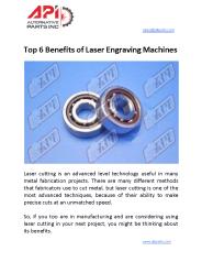 Top 6 Benefits of Laser Engraving Machines