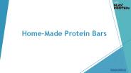 Home-Made Protein Bars