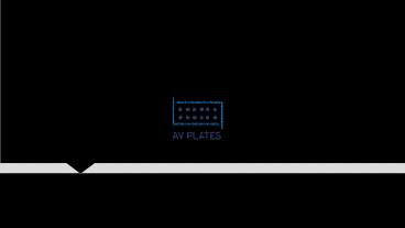 Accessories provided by AV Plates