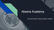 Android Training Institute in Madurai