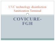 UVC technology disinfection Sanitization Terminal