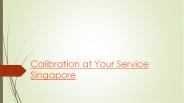 Calibration Services Device