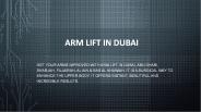 Arm Lift in Dubai