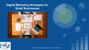 Digital Marketing Strategies for Small Businesses