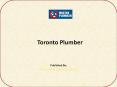 Toronto plumber PowerPoint PPT Presentation
