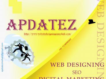 Website designing in Mohali, digital marketing, seo training