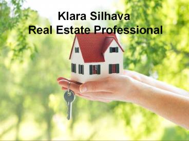 Klara Silhava | Real Estate Professional