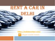 Rent a Car in Delhi