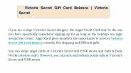 Victoria Secret Gift Card Balance | Victoria Secret