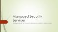 Managed Security Services and Cyber Security Solutions | Ampcus Cyber PowerPoint PPT Presentation