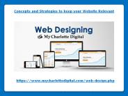 Concepts and Strategies to keep your Website Relevant