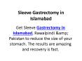 Sleeve Gastrectomy in Islamabad PowerPoint PPT Presentation