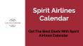 Spirit Airlines Calendar (1)