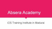 iOS Training Institute in Madurai