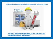 How to find a Reliable Air Conditioning Repair Service