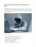 What to do when Email is Hacked? PowerPoint PPT Presentation