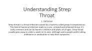 Understanding Strep Throat